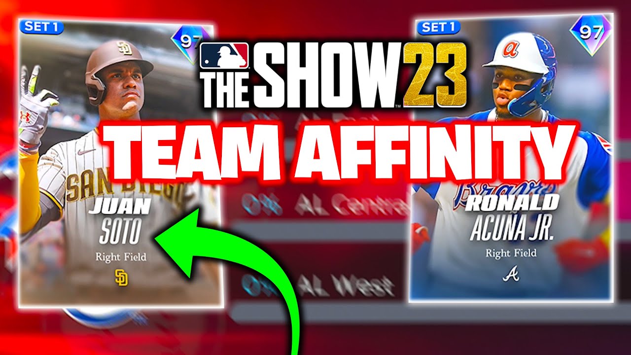 Every Team Affinity Reward In MLB The Show 23 Diamond Dynasty - YouTube