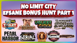 SLOT OYUNLARI | NO LIMIT CITY EFSANE BONUS HUNT PART 1 #slotoyunları #casino #slots