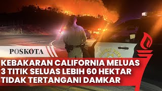 Kebakaran Los Angeles Meluas hingga Lebih dari 60 Hektar Tak Tertangani Damkar