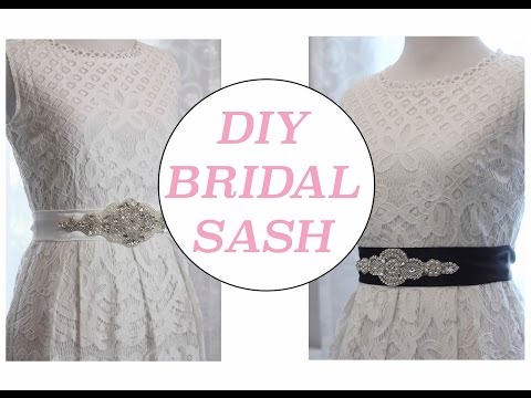 DIY Bridal Sash DIY Bridal Sash