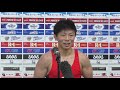 2021年明治杯全日本選抜選手権 優勝インタビュー 阿部敏弥（国士舘大職）