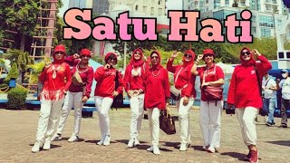 SATU HATI Line Dance || Choreo By Andrico Yusran (INA) || Demo By LD Pasmanbaya 1-9