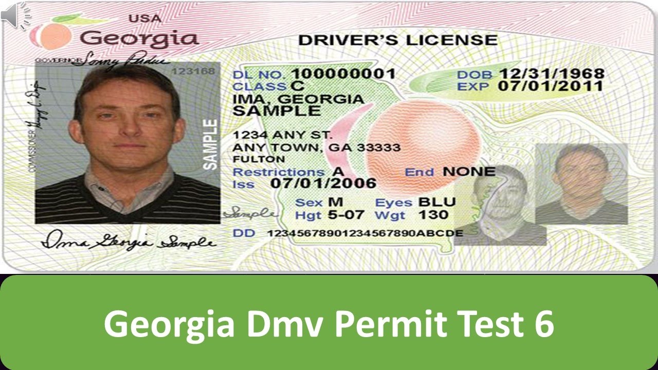 Georgia Department Of Driver Services Permit