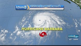 Hurricane Barbara Update 5p 7-2-19