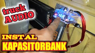 Cara instal kapasitor bank Truck audio sederhana