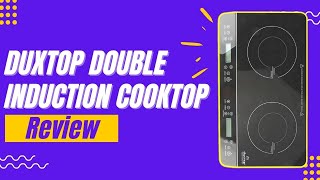 Duxtop LCD Portable Double Induction Cooktop 1800W Digital Electric Countertop