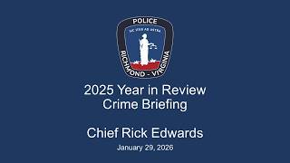 RPD 2025 End of Year Crime Briefing