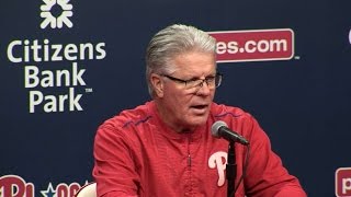 MIA@PHI: Mackanin on Hellickson's outing in 8-0 win