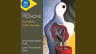 Violin Sonata No. 1: I. Lento