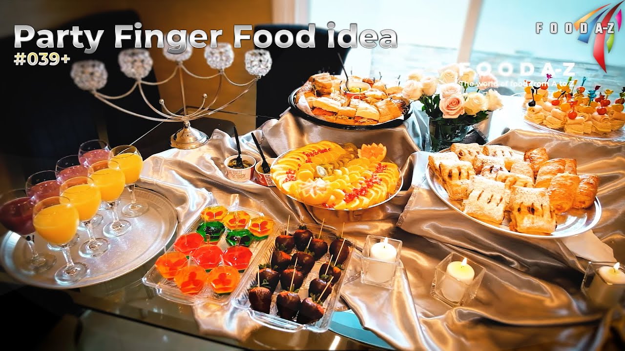 Catering Food Ideas #039+ | Buffet Table Decorating Ideas | Finger Food ...