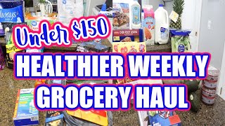 GROCERY HAUL ON A BUDGET | UNDER $150 GROCERY HAUL | ALDI & WALMART HAUL | LIVING IN THE MOM LANE