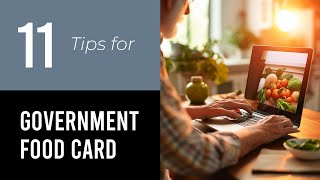 11 Tips On Government Food Card For Seniors