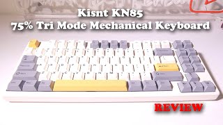 Kisnt KN85 75% Tri Mode Mechanical Keyboard REVIEW