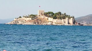 KUŞADASI CASTLE VIEW FROM YILANCI BURNU PLAJI