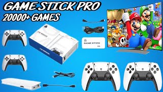 4K Game Stick Pro Review 🎮 | Best Portable Retro Gaming Stick Exist on Earth 🤯 20000+ Games 🔥