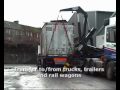 hammar 195 s self loading trailer on and off loading 36 tonnes containers