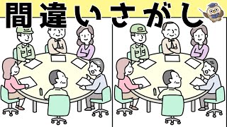 【間違い探しゲーム】おすすめ！老化予防に最適な脳トレ動画【頭の体操】