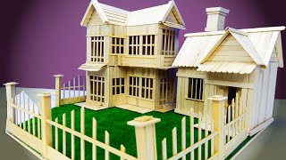 2 DIY Mansion House From Popsicle Stick Compilation - Popsicle Stick House - (Dreamhouse) Model 20