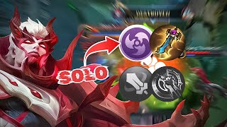 AKU MENEMUKAN EMBLEM DAN BUILD UNTUK BERMAIN SOLO RANKED YU ZHONG! MOBILE LEGENDS