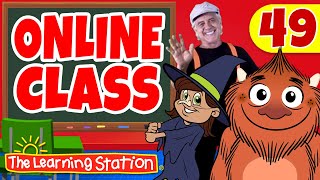 Online Kids Class #49 ♫ Haunted House "LIVE" & Halloween Songs For Kids ♫ by The Learning Station