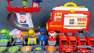 Satisfying with Unboxing Fire Truck Collection, Paw Patrol Rescue Toys | ASMR Unboxing Toy