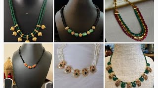 Lightweight beads jewellery starts from 0.5gms in gold||#22ct gold  beads chain collection|||