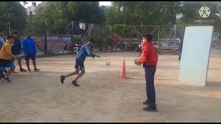 Training for improving agility, feint, jump shot high for Handball game