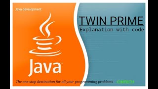 How to find TwinPrime Numbers/TwinPrime Numbers check/Java Programming
