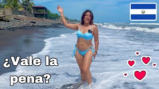 Mis VACACIONES en EL SALVADOR 🇸🇻 BAÑÁNDOME en PLAYA EL COCAL FIESTAS AGOSTINAS | VIDEO 4K | Celinaz