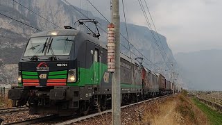 Treno Merci intermodale con la bellissima Vectron \