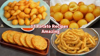 13 Amazing Potato Recipes ! Delicious and Easy ! Potato Snack ,  French Fries ! Potato Chips