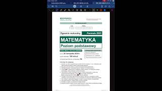 Matura próbna Operon matematyka cz1