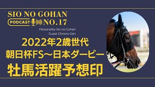 【一口馬主・POG】2歳牡馬活躍予想印 2022-23 ～朝日杯からクラシックまで～ シオノゴハンポッドキャスト #17