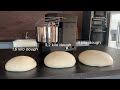 making 1kg 2 kg and 2 5 kg flour in kys pro baker 7 spiral mixer