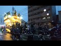 藤枝大祭り 2023 市部区 屋台曳き廻し