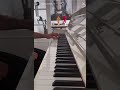 Charles Leclerc playing piano 11Apr2021