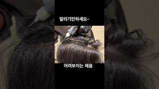 말리기만하세요~어려보이는 #채움 #뿌리펌