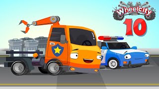 Wheelcity - The Police Flash helping car friend Garbage truck New Kids Video - Episode #10