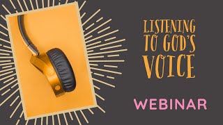 LISTENING TO GOD'S VOICE: Live Webinar with Fr. Rob Galea