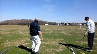 Warming up for golf - 1/23/14