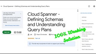 Cloud Spanner - Defining Schemas and Understanding Query Plans #2025 | #GSP1050 #qwiklabs |#solution