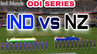 India Vs Newzealand 3rd ODI Match - Real Cricket Game 22