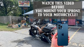 Mounting your iPhone on a motorcycle may ruin your phone: Apple warns motorcycles damage phones