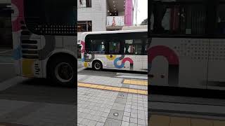 静岡街中のラッピングバス🚌#ラッピングバス#静岡街中#静岡ジャストライン#路線バス