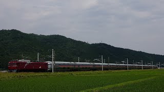 カシオペア紀行盛岡返却回送　東北本線　岩沼駅～槻木駅間 (2021/06/13)