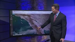 Meteorologist Kris Kuyper gives an update on the wildfires burning in Southern California