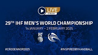 Cape Verde vs Egypt | Main Round | 29th IHF Men's World Championship