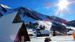 Les Mosses, Lécherette, Leysin: Skilifte und Sesselbahnen (19. Januar 2017)