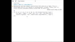 using moment.js