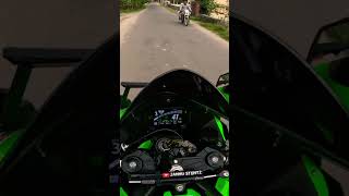 @Motovloggerjannustunts ki Zx10R ki RIDE maza aa gya🔥 #youtubeshorts #kawasaki